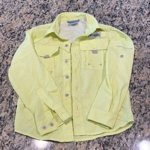 Girls Columbia fishing shirt